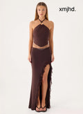 Joosal Maxi Skirt - Brown - Maxi Skirts