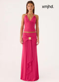 Miyah Top - Berry - Halter Tops